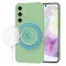 Husa MagSafe pentru Samsung Galaxy A35 5G A356, Techsuit, SoftFlex, Verde Deschis