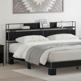 vidaXL Tăblie de depozitare Stejar negru 180 cm Lemn compozit