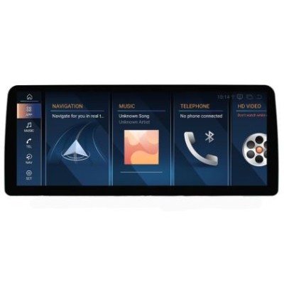 Navigatie BMW X5 X6 E70 E71 2007-2008 cu ecran CCC, Android, Octa Core, 12+256, 12.3&amp;quot;, Qled 2K 2400x900, Qualcomm 680 CarStore Technology foto