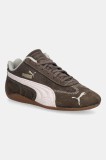 Puma sneakers din piele &icirc;ntoarsă Speedcat Wine Club Wns culoarea maro, 402562
