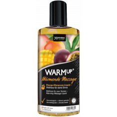 Joydivision WARMup Oil - Ulei de Masaj cu Efect de &Icirc;ncălzire și Aromă de Mango + Maracuya, 150 ml