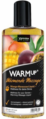 Joydivision WARMup Oil - Ulei de Masaj cu Efect de &amp;Icirc;ncălzire și Aromă de Mango + Maracuya, 150 ml foto
