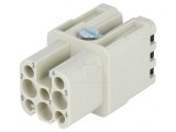 Conector HDC Inserturi Contact Mamă Han D 8-PIN 10A 50V