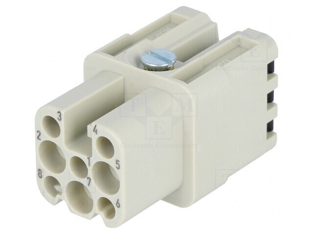 Conector HDC Inserturi Contact Mamă Han D 8-PIN 10A 50V