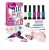 Set Manichiura Fete: 5 Oje, Sclipici, Autocolante, Accesorii Unghii - Jucarii Fete 6+ Ani