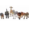Set 6 Figurine Animale Salbatice Cauciuc, Jucarii Copii, 5-10cm, UP Int&#039;l, 3+ ani