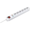 Prelungitor Bachmann, 6 prize, impamantare, protectie supratensiune (6.5kA/16A/3680W), protectie copii,