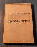 Studii si materiale de onomastica E. Petrovici