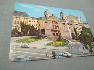 CARTE POSTALA CLUJ -TEATRUL NATIONAL CIRCULATA foto