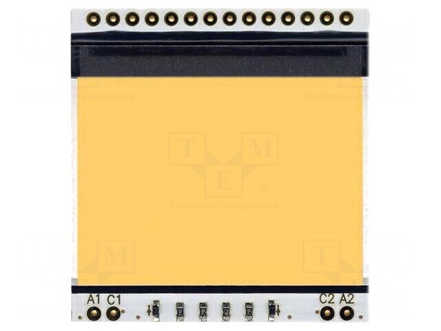 Iluminare LED ambră 39x41x2,7mm