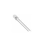 LED 3mm rosu 2.6-3V 40000-45000mcd 30 grade frontal convex, Optosupply