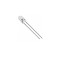 LED 3mm rosu 2.6-3V 40000-45000mcd 30 grade frontal convex