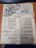 AS - PARTITURĂ PIAN J.MASSENET- MANON, SF&Acirc;RȘITUL SEC.19