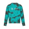 Mercedes AMG Petronas hanorac de bărbați Crew Neck Tie Dye F1 Team 2024 - XXL, Stichd