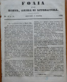 Ziarul Foaia pentru minte , inima si literatura , nr.10 si 11 , 1856