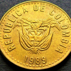 Moneda 5 PESOS - COLUMBIA, anul 1989 *cod 759