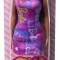 Papusa Barbie Satena Cu Rochita Mov