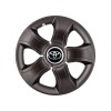 Set 4 Capace Roti 15 inchi (R15) Bis Negru, Compatibile Cu Toyota, Autohelix MSA