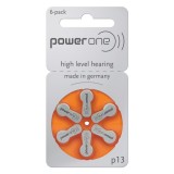 BATERII AUDITIVE POWER ONE P13 BL 6 VARTA