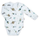 Body cu maneca lunga (182097) Nicol &quot;Star&quot; Alb Marimea 98