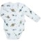 Body cu maneca lunga (182097) Nicol &quot;Star&quot; Alb Marimea 80