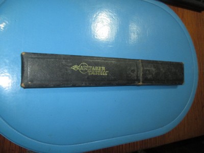 5741-Rigla mare veche FABER CASTEL DRGM. Stare buna, 30/4cm. foto
