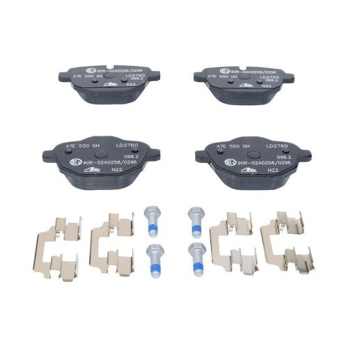 Set placute frana spate ATE Bmw Seria 5 (F10/F11; G30/G31 F90) Seria 6 GT (G32) Seria 7 (G11 G12) I8 (I12) X3 (F25) X3 (G01 F97) 2017- X4 (F26) 2013-
