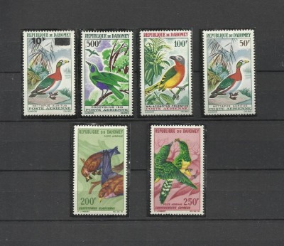 DAHOMEY 1966-69 FAUNA PASARI foto