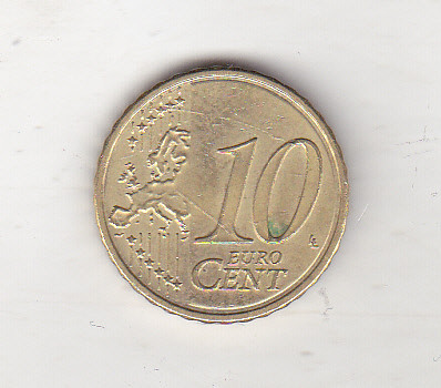 bnk mnd Austria 10 eurocenti 2008