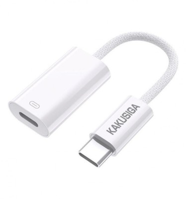 Kaku KSC-904 Cablu OTG Transfer, USB-C la Lightning, 60W, 12cm, Alb foto