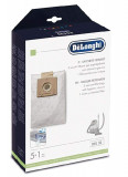 Set 5 saci si microfiltru pentru aspirator DeLonghi, DLS33, 5519110321