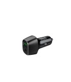 Incarcator auto Well 51W 1x USB type C PD 33W PPS + 1x USB-A QC 18W
