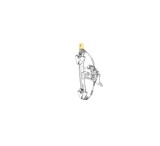 Macara geam cu motoras Smart Forfour (W454), 09.2003-12.2006, montare spate, stanga, RapidAuto