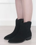 Ghete negre din piele naturala 5310 110