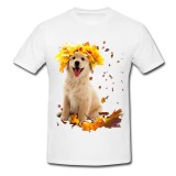 Tricou &quot; Catelus golden retriever &quot;