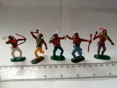 bnk jc Figurine de plastic - indieni - copii Hong Kong dupa Timpo foto