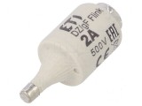 Siguranţă ardere rapidă 2A 500VAC 500VDC ceramică