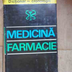 Medicina Farmacie Dictionar Cronologic - G. Bratescu ,532692