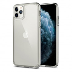 Husa iPhone 11 Pro Max, Premium, Spigen Ultra Hybrid, Crystal Clear, Transparent foto