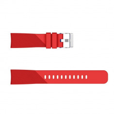 Curea silicon Tech-Protect Smoothband Samsung Galaxy Watch (46mm) Red foto