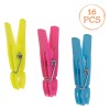 C&acirc;rlige Rufe Plastic, Set 16 Bucăți, Multicolor, 8 cm, Oem