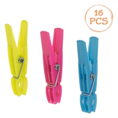 C&acirc;rlige Rufe Plastic, Set 16 Bucăți, Multicolor, 8 cm
