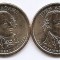 Statele Unite (SUA) Set 2 monede 1 Dolar 2007 D + P - (Presidential Dollars: 2. John Adams) KM-402 UNC !!!