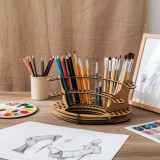 Organizator Creioane Colorate Copii, Rechizite Birou, Compartimente Multiple, Portabil, Design Atractiv, Cadou