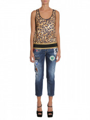 Top dama Dsquared2 LEOPARD PRINT TOP S73NC0573 S47823 001S Multicolor foto