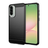 Husa Samsung Galaxy A56 5G Techsuit Carbon Silicone, negru