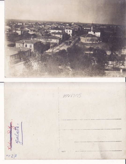 Salutari din Sulina- (Tulcea) - 2 carti postale-militara WWI, WK1