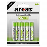 Baterie Reincarcabila Arcas AA LR6 Acumulatori Preincarcati Ni-MH 1.2V 2700mAh Blister 4, Oem
