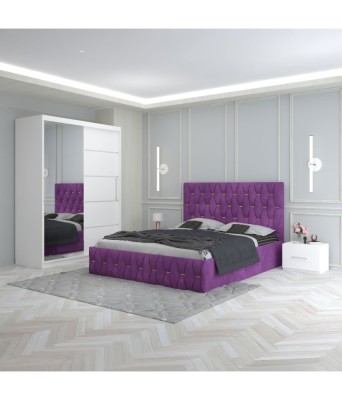 Dormitor Eric Mov 160x200cm foto