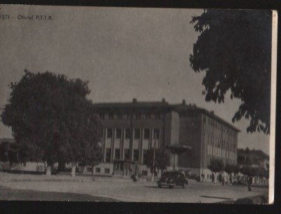 CPI B12983 CARTE POSTALA - PITESTI. OFICIUL P.T.T.R. foto